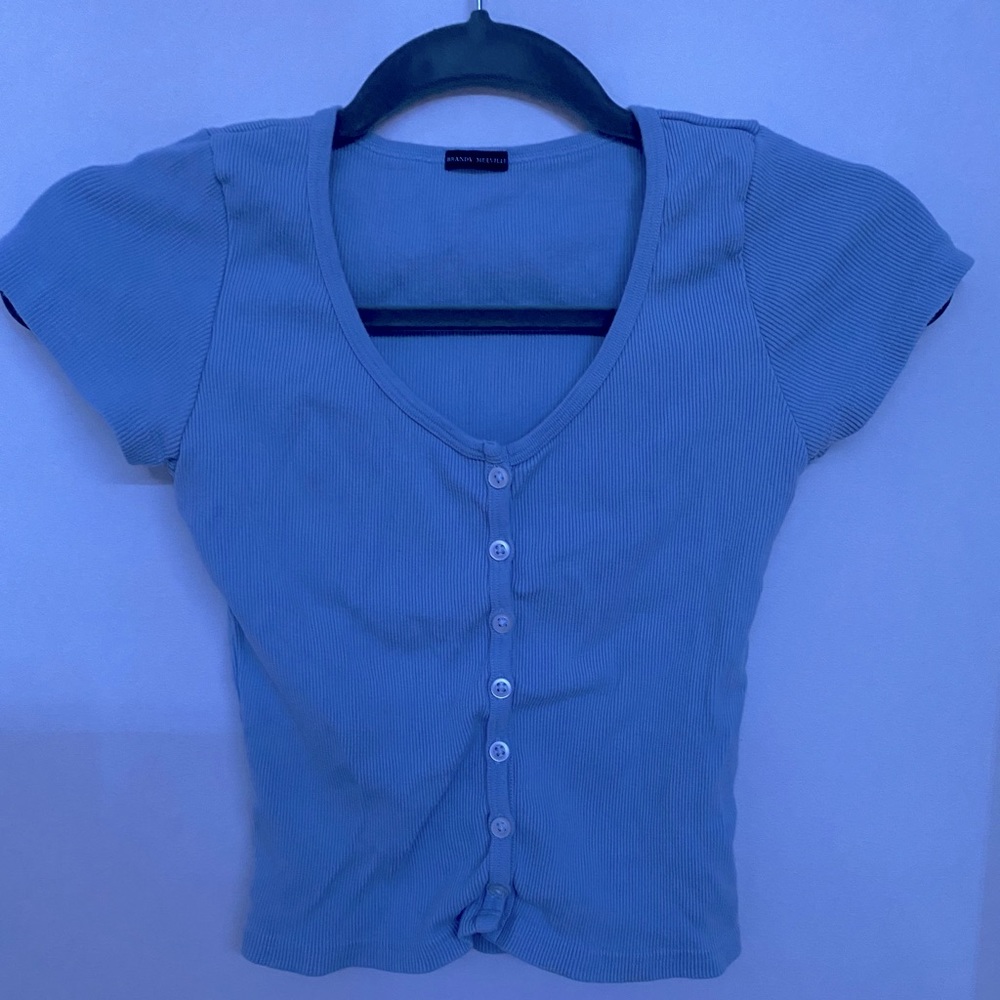 Light blue Brandy Melville zelly top